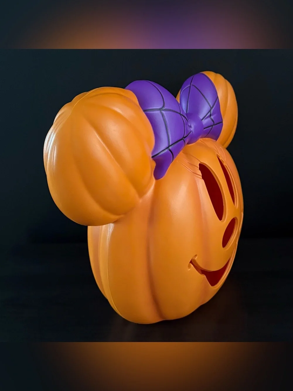NEW Disney Minnie Mouse Light Up Pumpkin Blow Mold Halloween Fall Decor